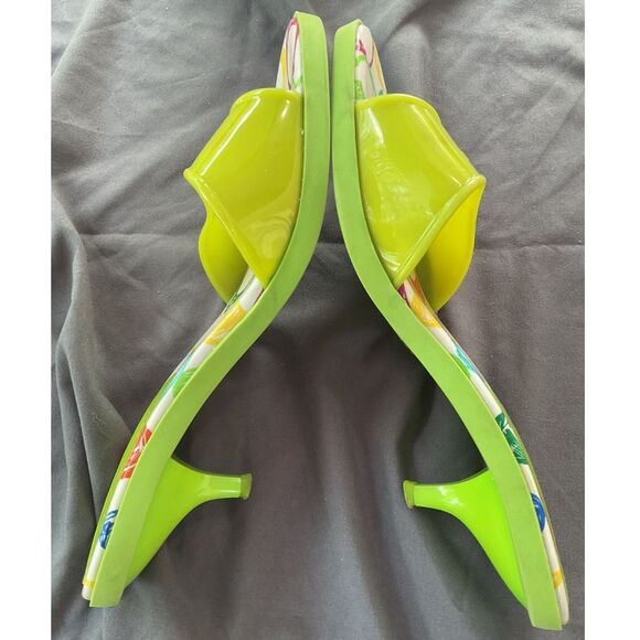 Coach Multicolor Slide Heels - Picture 10 of 10